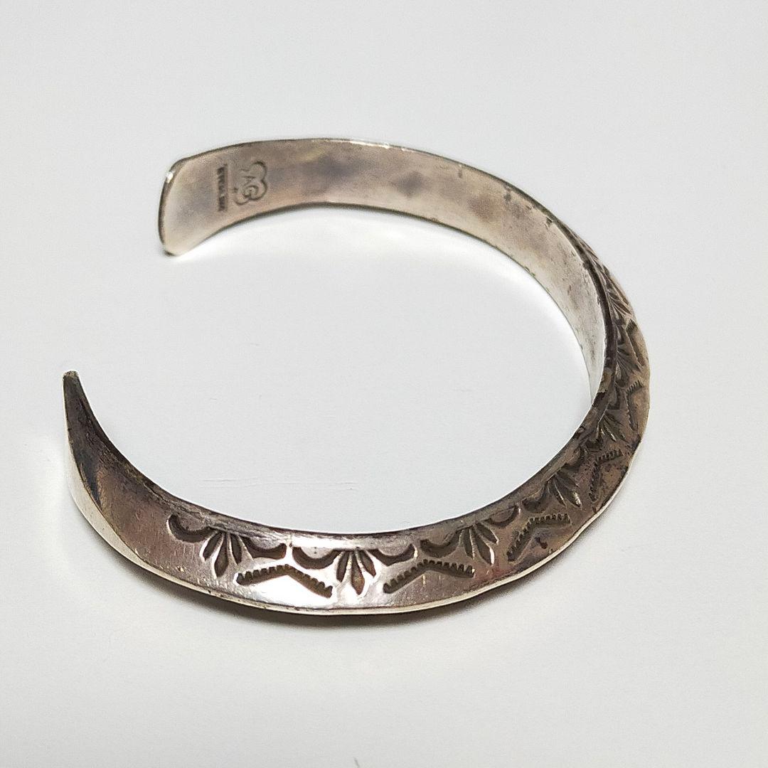 navajo ナバホ族 アーノルドグッドラック スタンプ トライアングルバングル