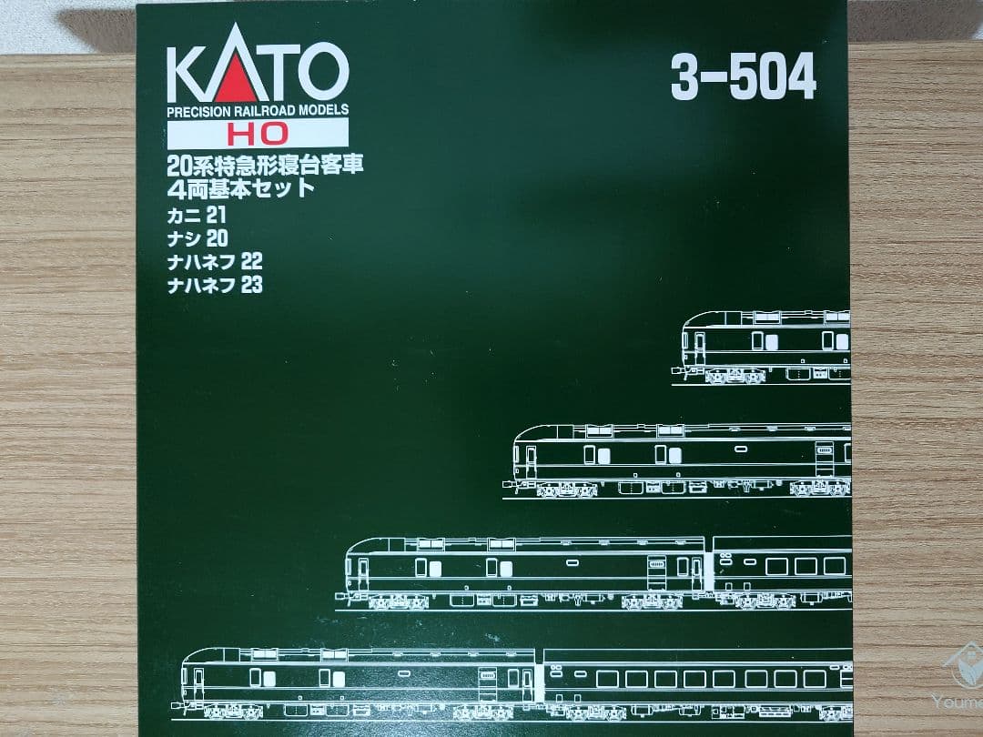 KATO HO 3-504 20系 特急形寝台客車 4両基本セット