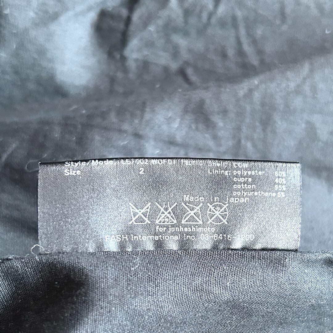 junhashimoto シングル ライダースジャケット カウレザー 黒 2