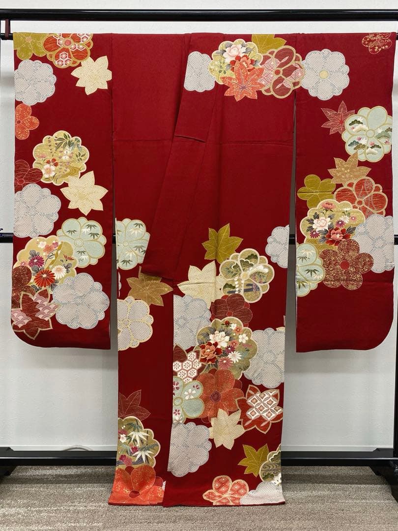 振袖 豪華 金駒 金彩 紋意匠 身丈164cm