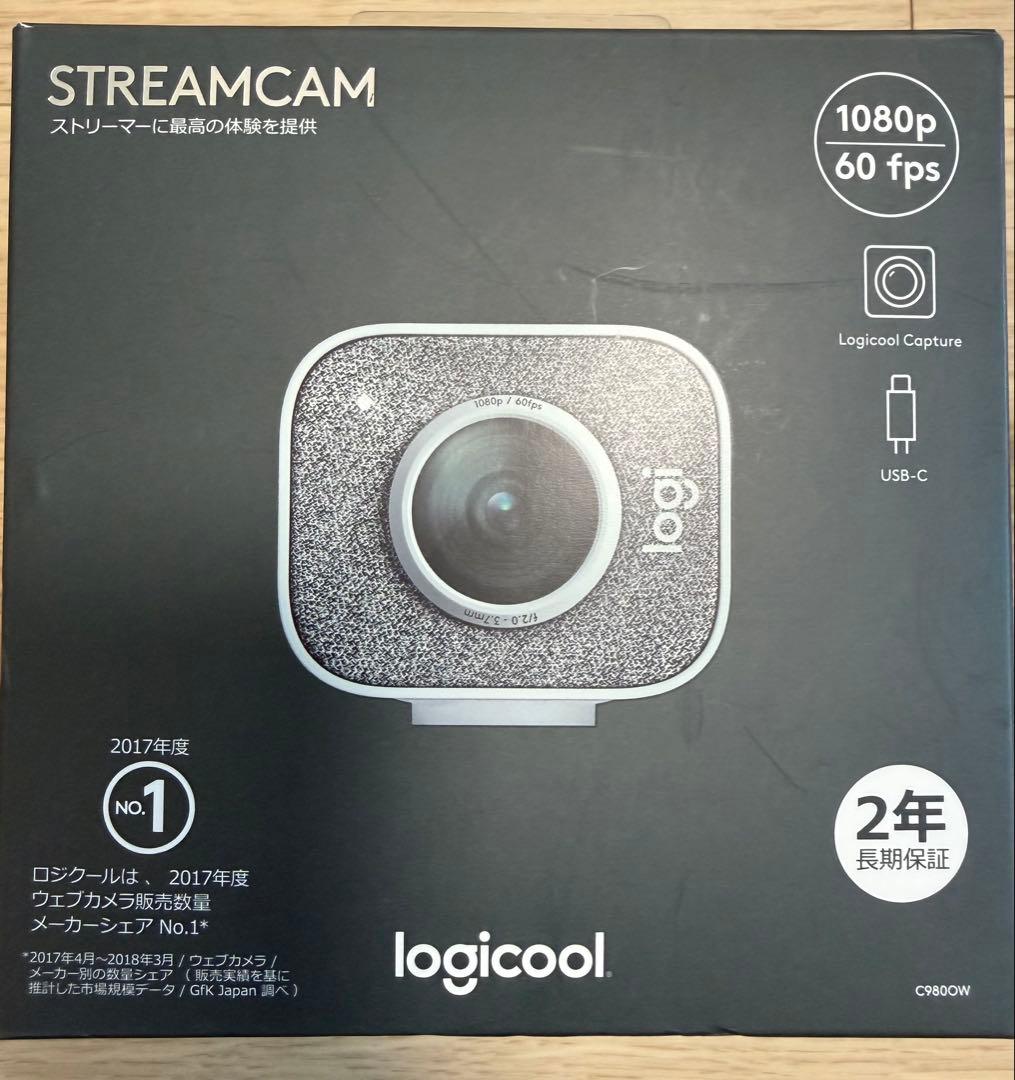 Logicool StreamCam ホワイト 1080p 60fps