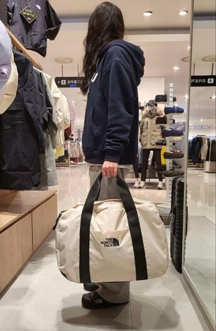 ノースフェイスHERITAGE CARGO L ホワイト ボストンバック 30L