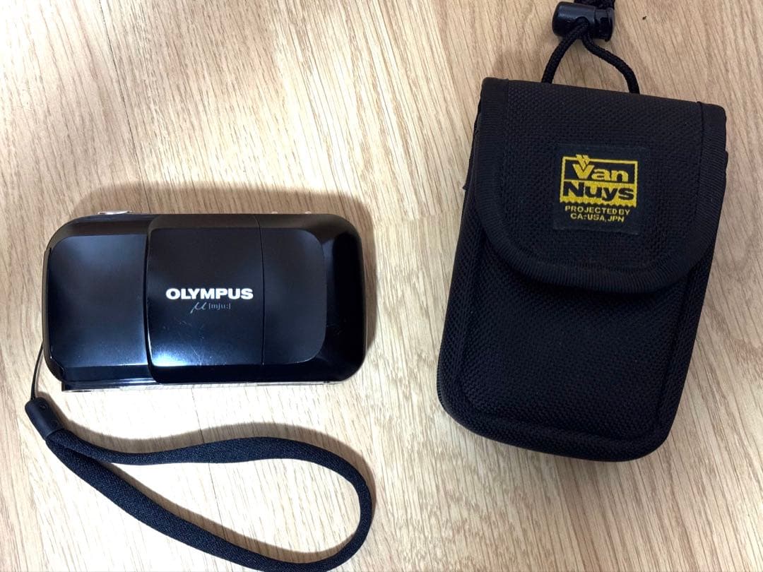 OLYMPUS μ (ミュー) BLACK 初代 オリンパス 動作不良品