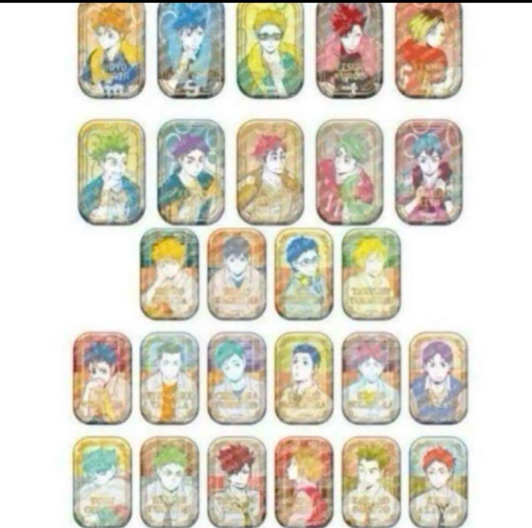 ハイキュー！！ スクエア缶バッジ オフショット カラー第一弾 第二弾 セット
