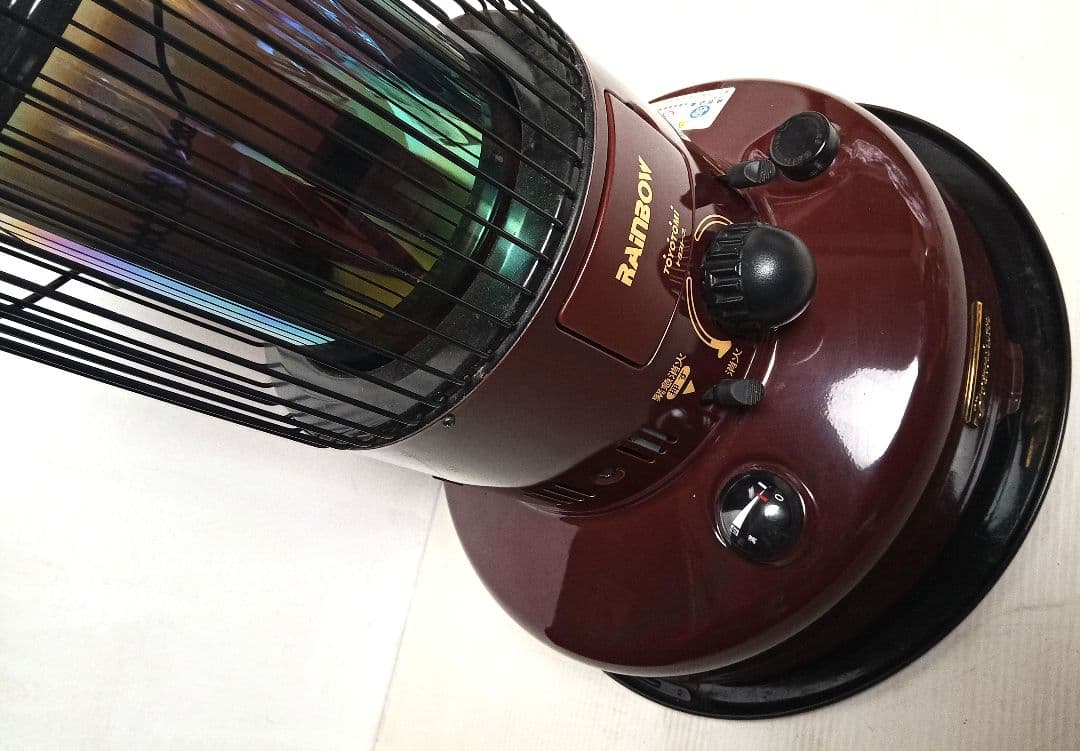 【美品】TOYOTOMI RAINBOW ストーブ ワインレッド