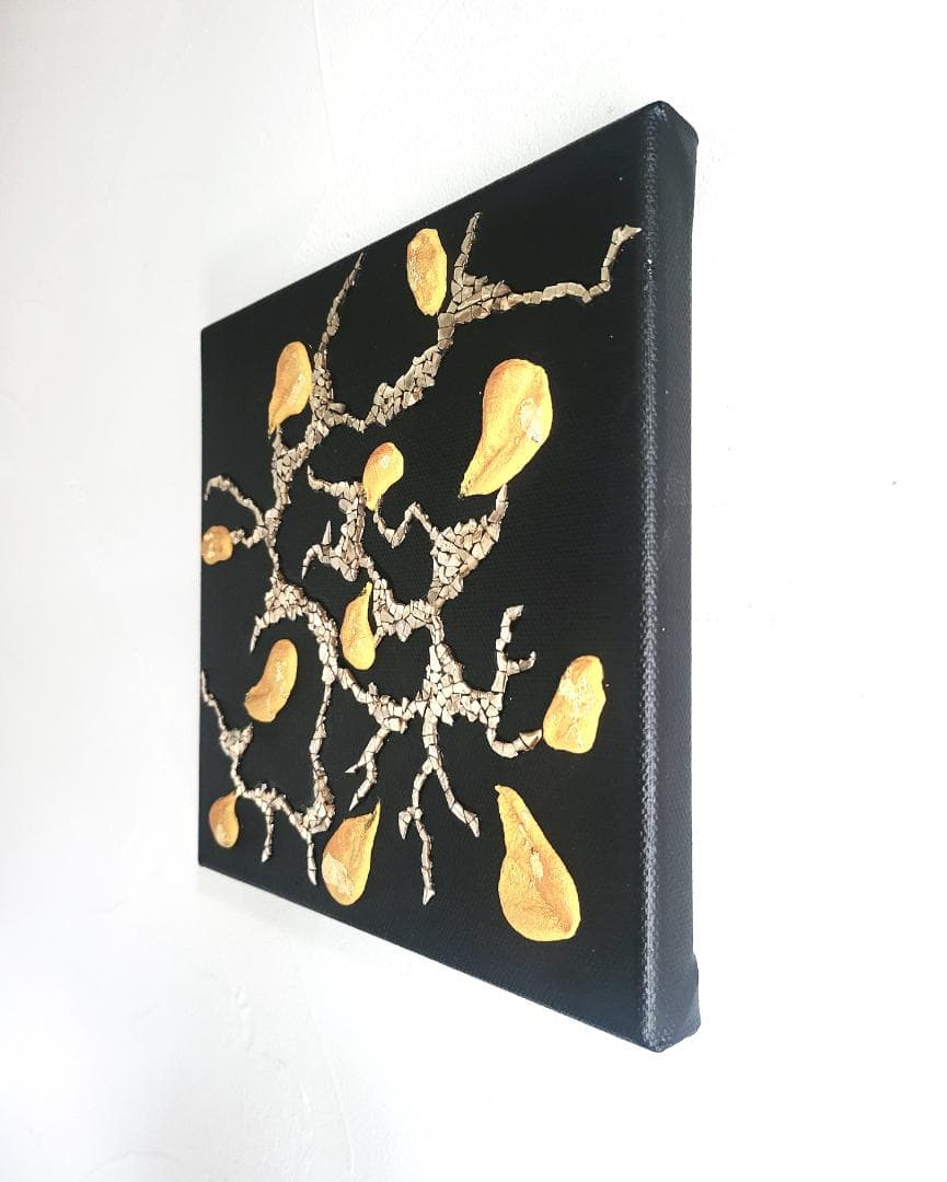 ビッグバンⅡ / テクスチャーアート 18×18㎝ S0 原画1点のみ モダン