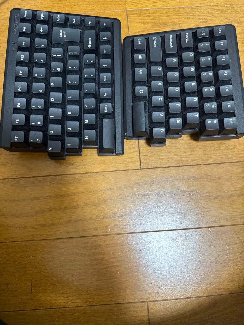 MISTEL 分割型キーボード MD770 日本語配列　赤軸
