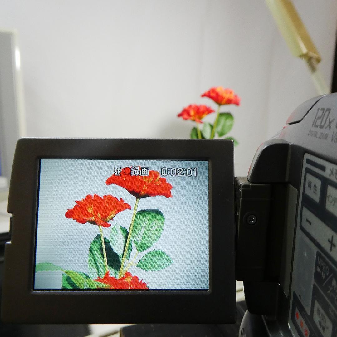 動作品ソニー DCR-PC120 MiniDVビデオカメラ　DVDダビングに最適