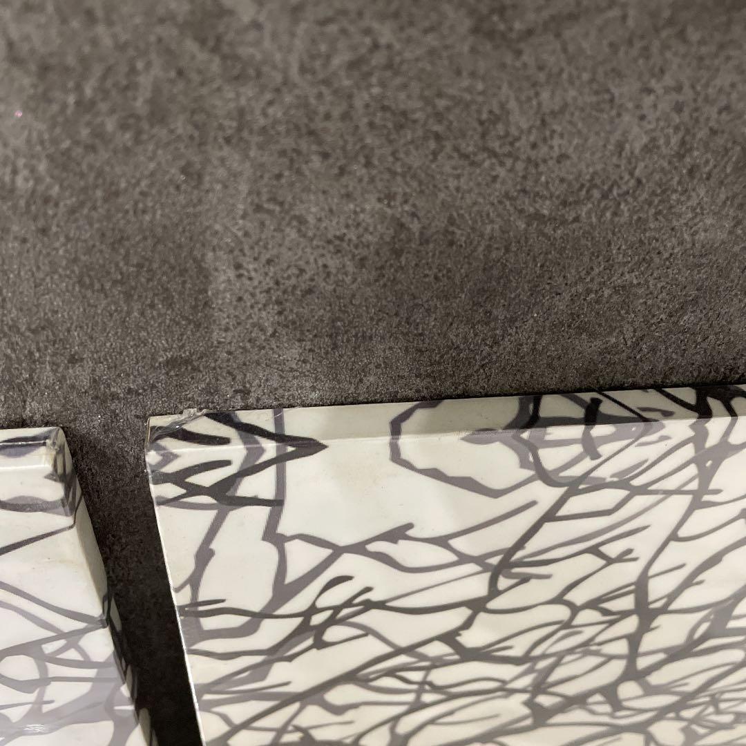 新品1.5m白×黒ベースの樹形が印象的な北欧モダンなパネル3枚セット