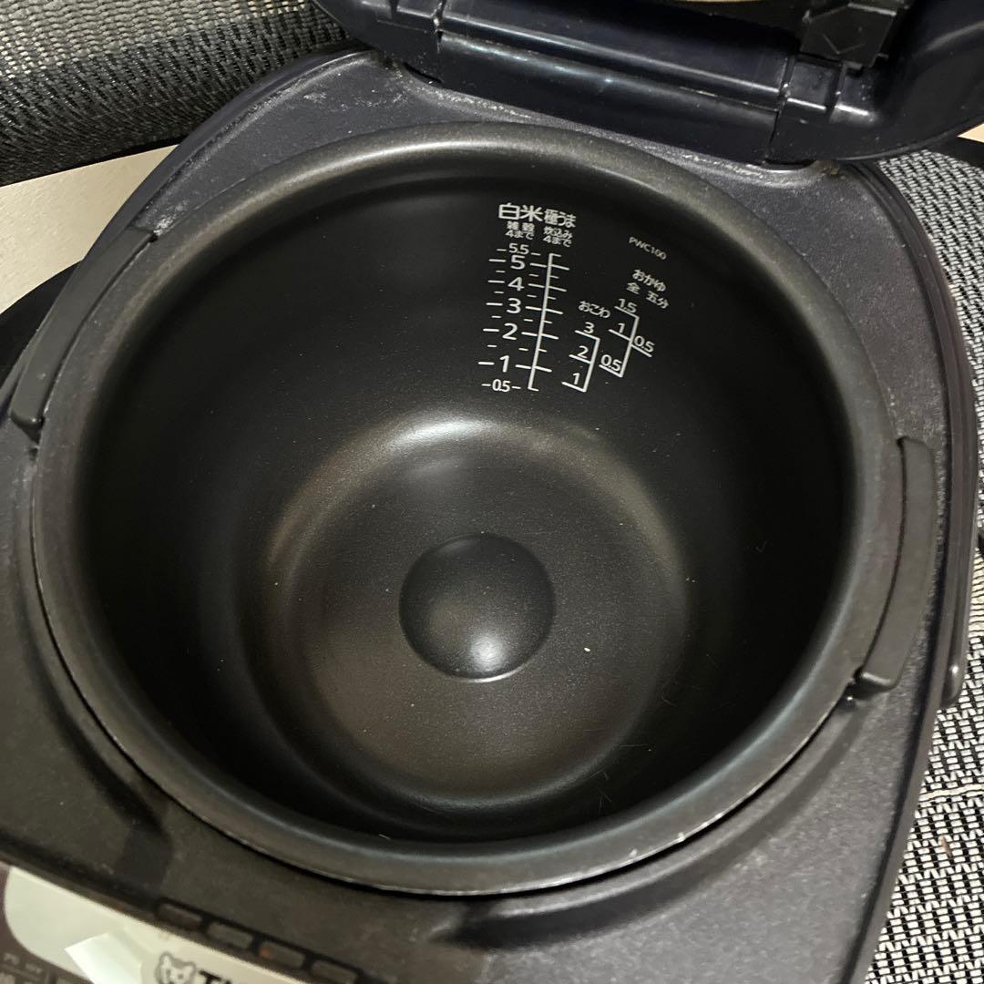 TIGER IH炊飯器 2022年製　ブラウン　5.5合　中古