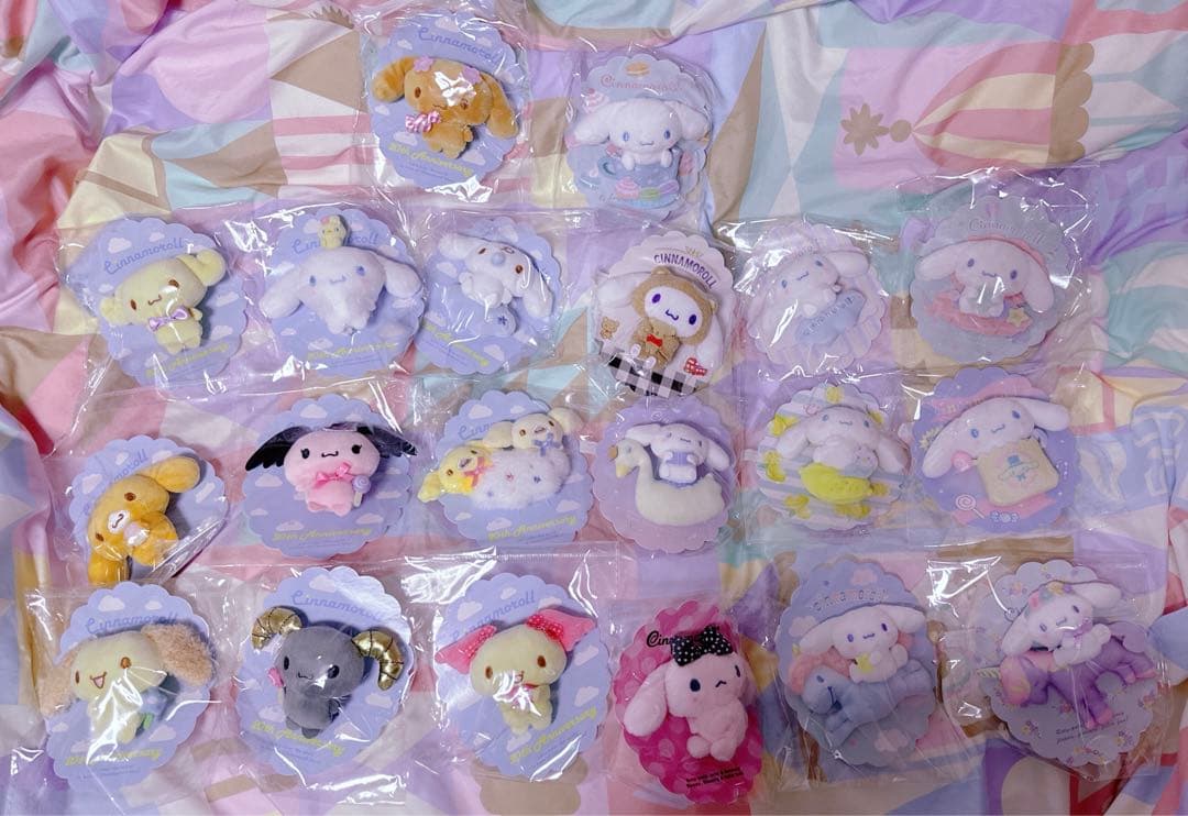 シナモロール　20th anniversary ブローチ　全20種セット