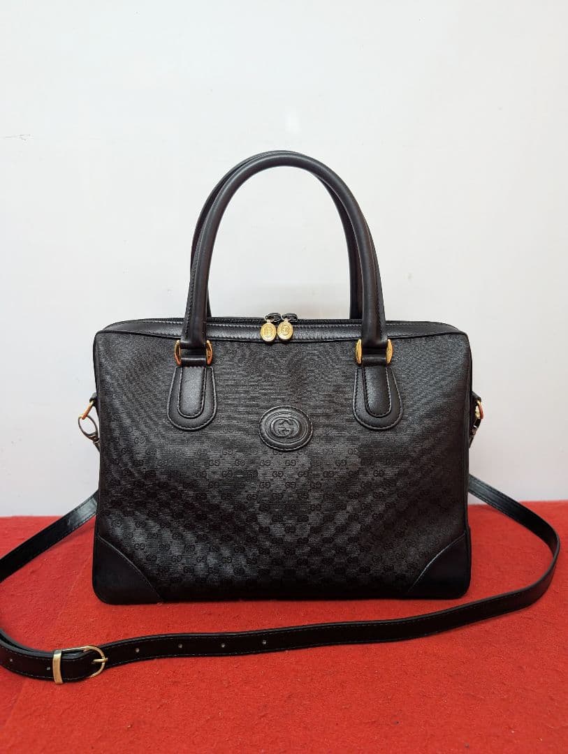 美品 極希少！gucci マイクロGG 2wayハンドバッグ ショルダーバッグ