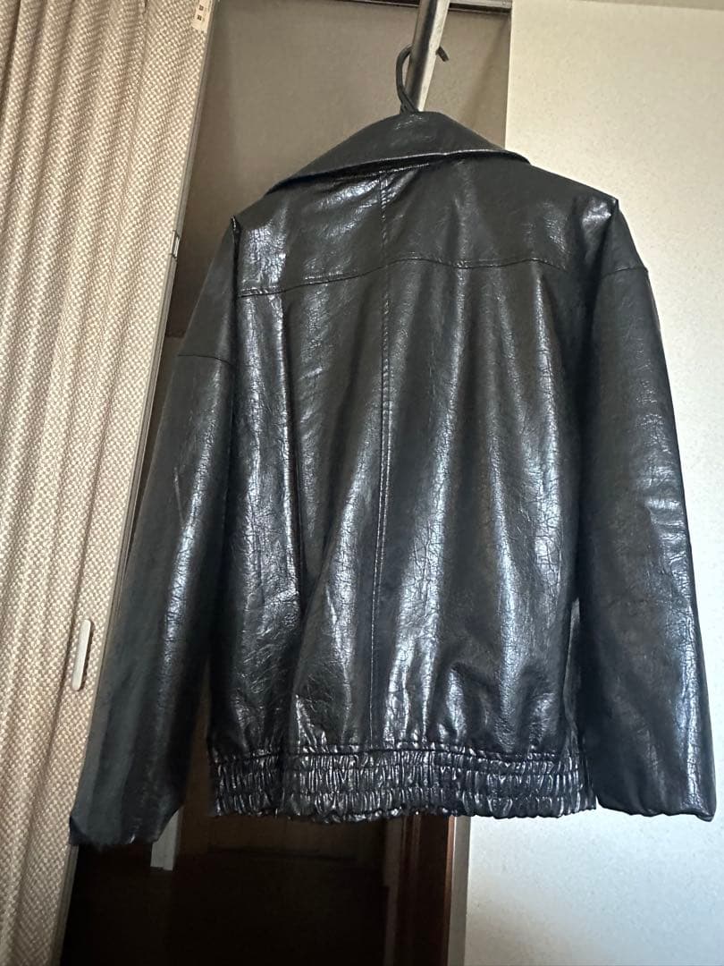 ジャケット・アウター LAST NEST Leather Half Zip Jacket