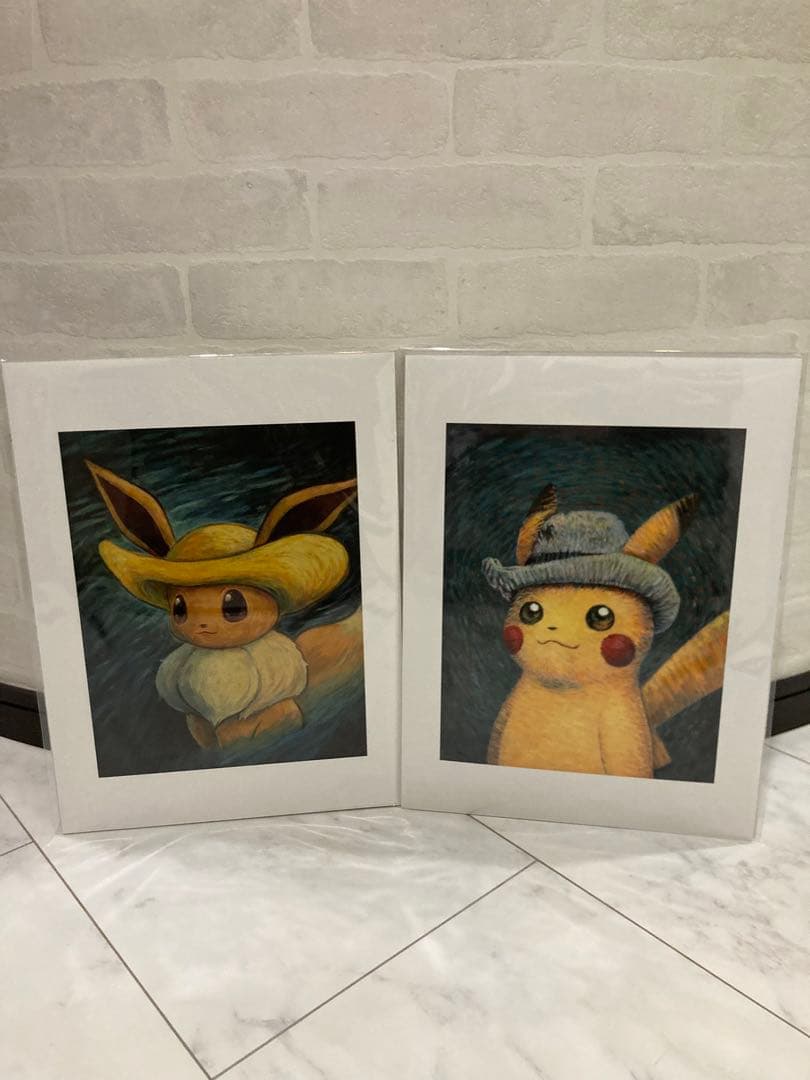 Van Gosh Pikachu Eevee ゴッホ ピカチュウ イーブイ