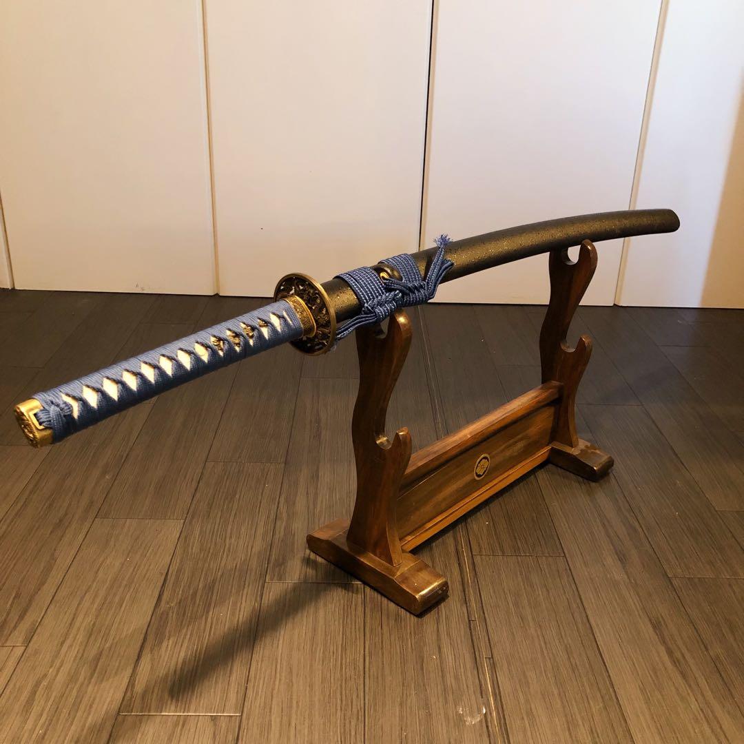 希少品　高級模造刀　ローズウッド　木刀　鞘付き木刀　拵え　高級居合刀　刀剣武具