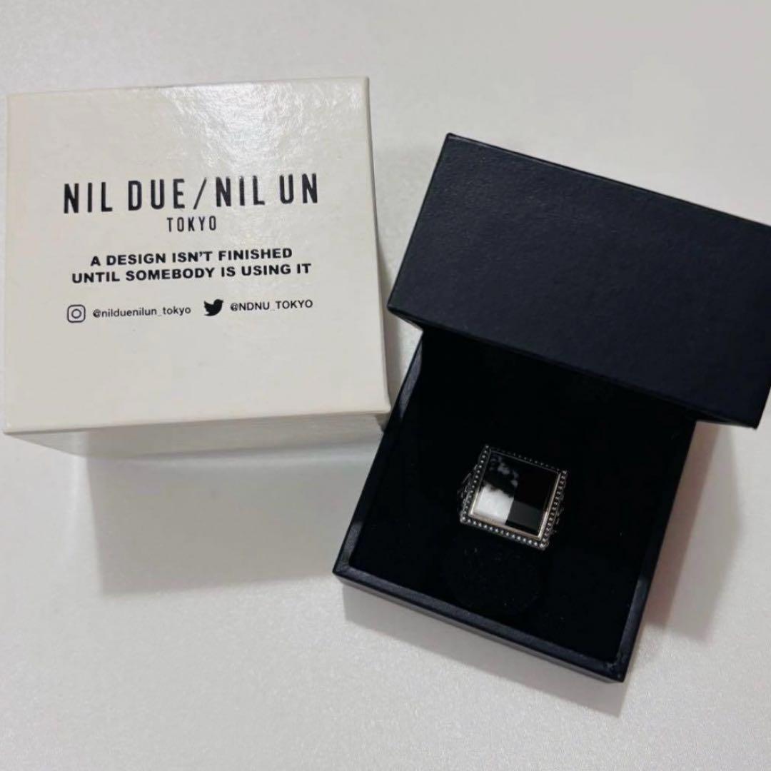 【未使用】NIL DUE / NIL UN リング 11号 指輪 ストーン