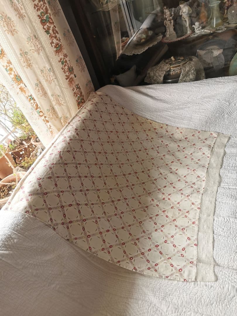 アンティークトレリスローズ花柄フレンチファブリック 花舞レース装飾カーテンパネル