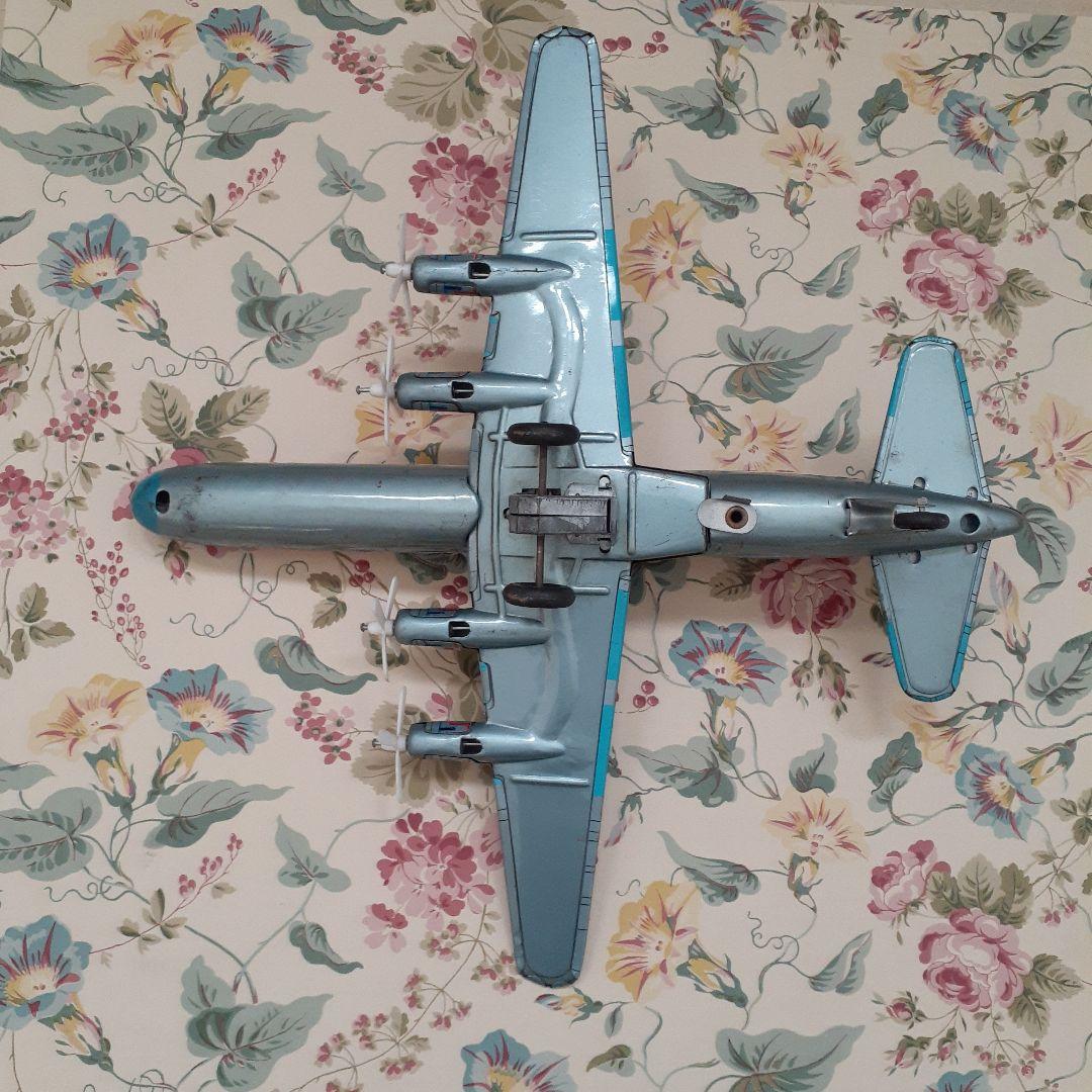 日本航空　DC7 ブリキの飛行機