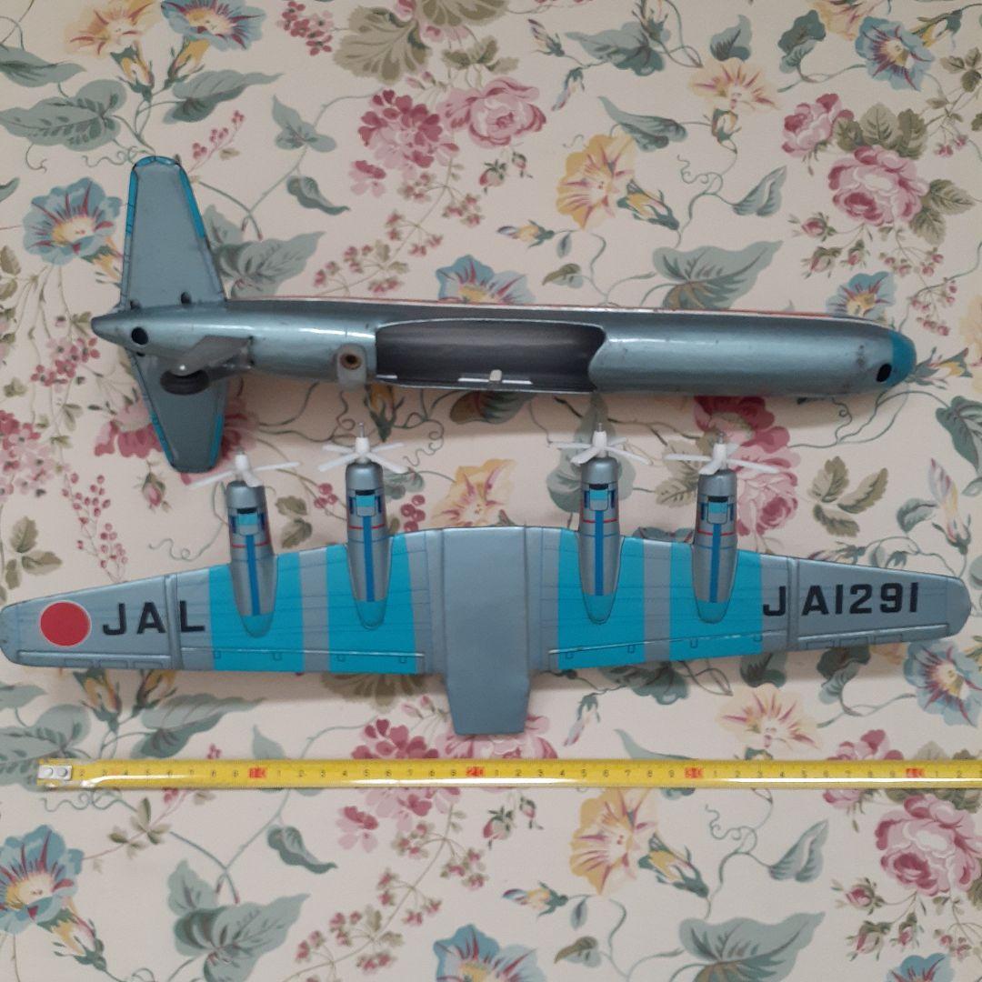 日本航空　DC7 ブリキの飛行機