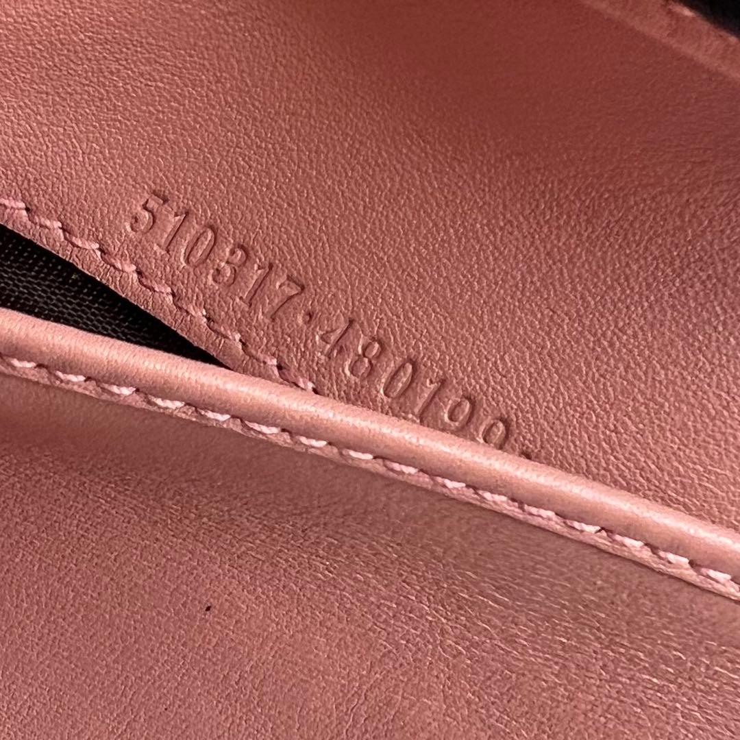 43 極上美品 GUCCI グッチ マイクロシマ 3つ折り財布