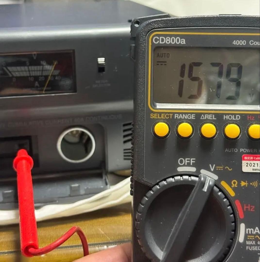 ダイヤモンドアンテナ　スイッチング安定化電源　４０アンペア GZV4000