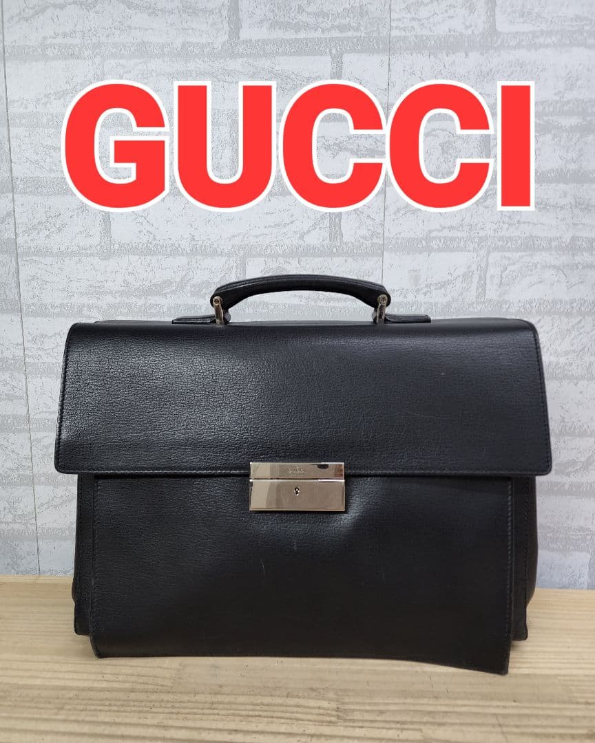GUCCI ビジネスバッグ メンズ ブラック グッチ