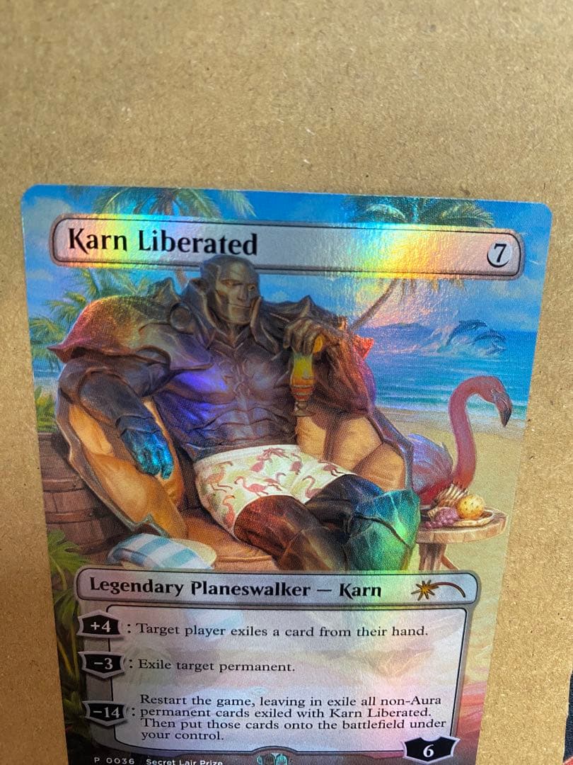 mtg 解放された者、カーン foil版 PTプロモ