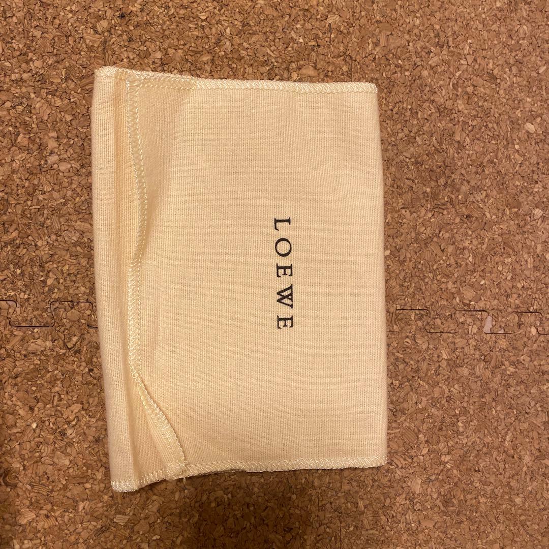 LOEWE ミニ6サイズ メモ帳 ベージュ/ネイビー