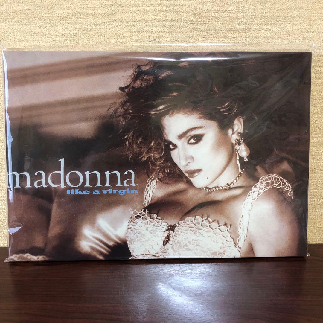 ポスター☆MADONNA／マドンナ／ライク・ア・ヴァージン／木枠／キャンバス地