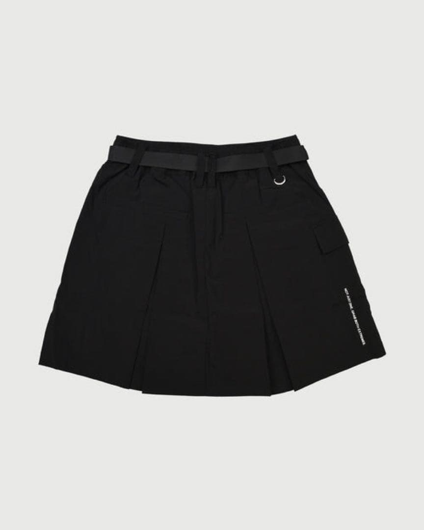 ラフロッグ　今季新作　アジャスタブルサイドポケットプリーツスカート