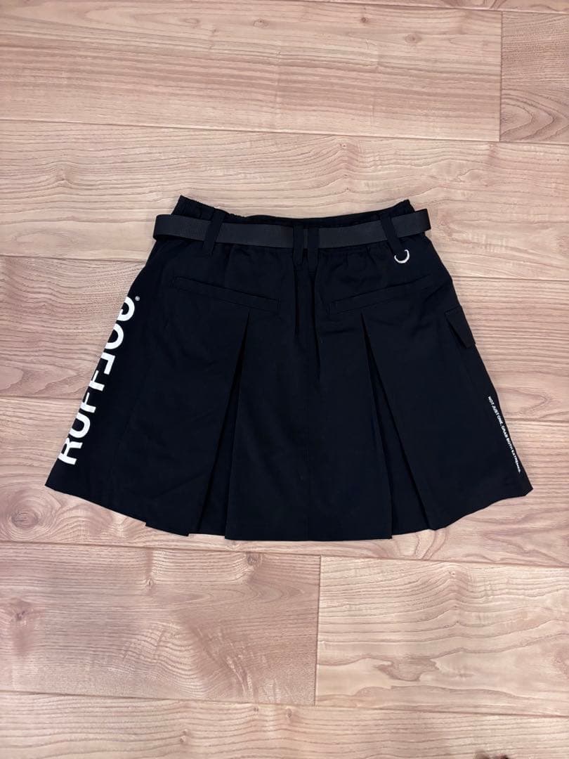 ラフロッグ　今季新作　アジャスタブルサイドポケットプリーツスカート