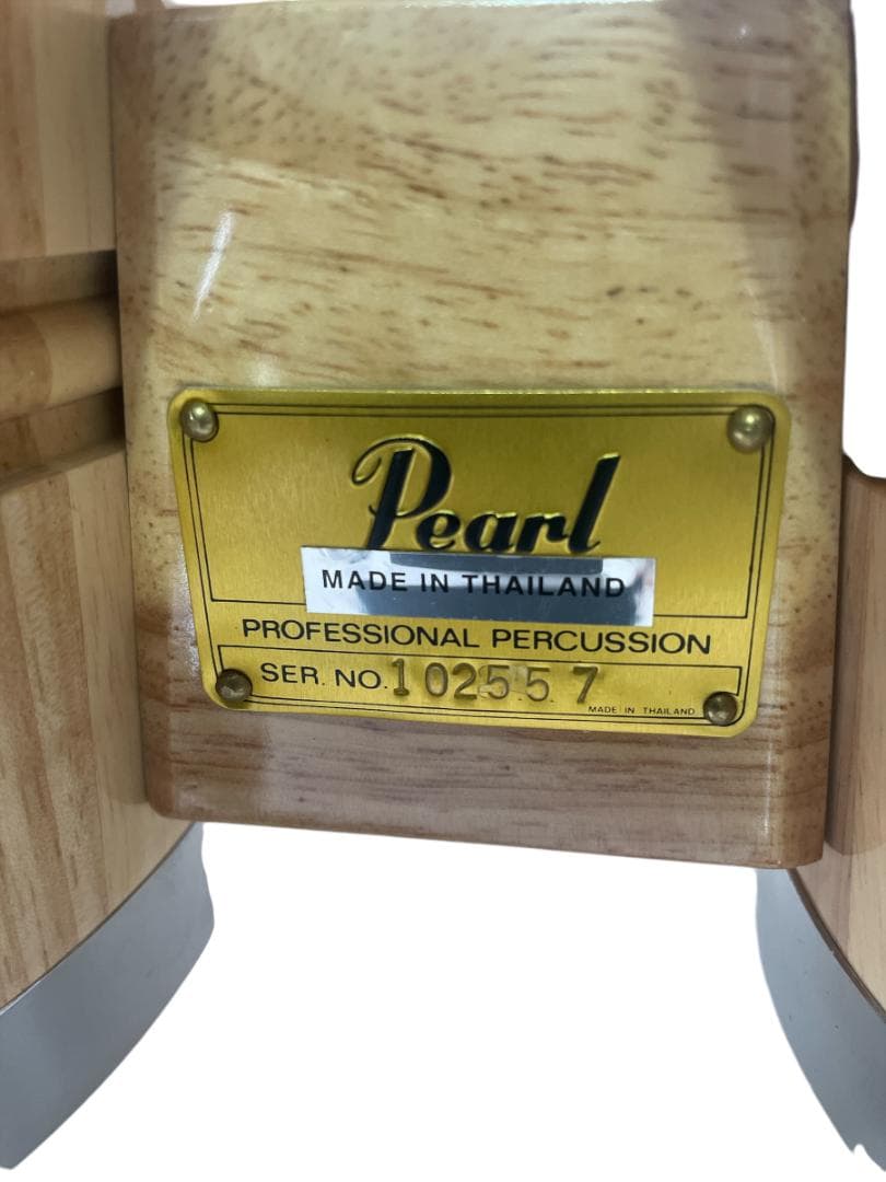 美品 Pearl　ホワイトウッド　ボンゴ　BG-209WR