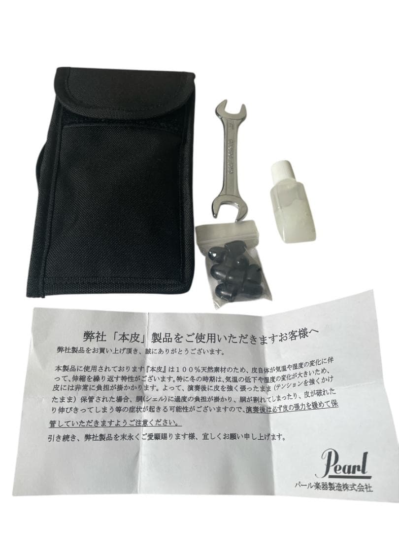 美品 Pearl　ホワイトウッド　ボンゴ　BG-209WR