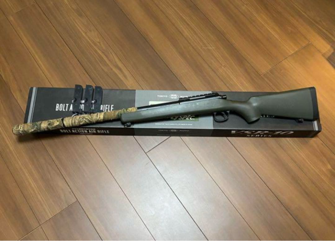 東京マルイVSR-10 Gspec O.D.カラーマガジンスリング　スコープ付き