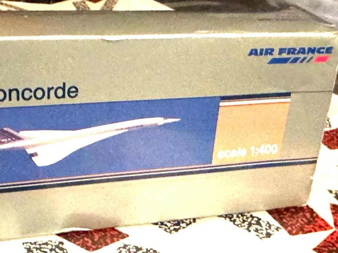 新品未使用　純正コンコルド1/400模型　ビンテージ　エールフランス航空