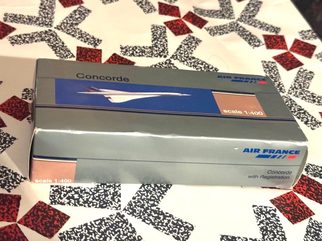 新品未使用　純正コンコルド1/400模型　ビンテージ　エールフランス航空