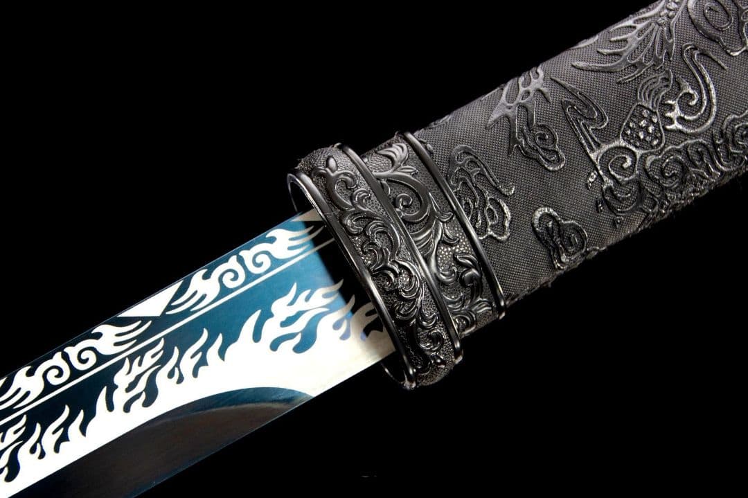 ライトニング唐横刀-高性能マンガン鋼  武具  日本刀 唐剣 模擬刀  居合刀