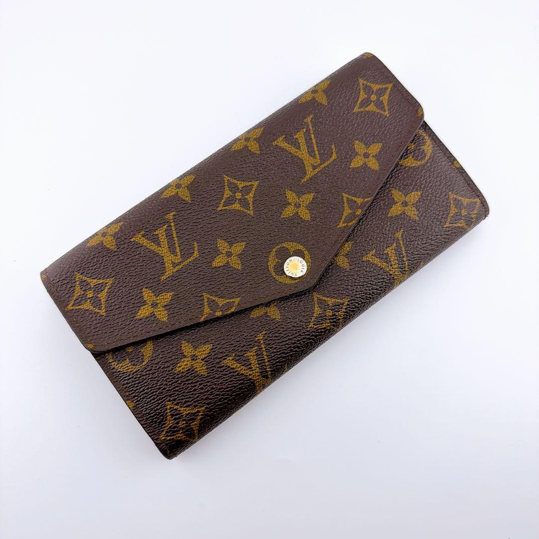ぁやД*きち　ルイヴィトン モノグラム ポルトフォイユサラ 新型 二つ折り