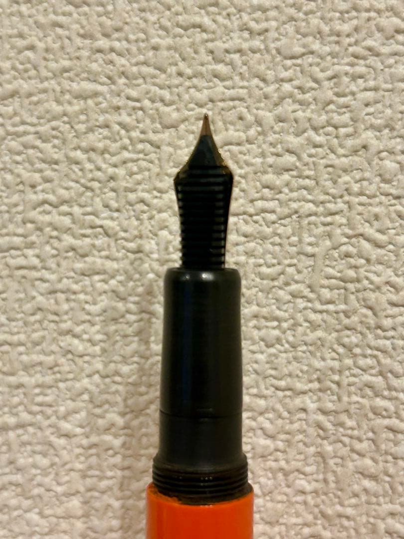 大橋堂　万年筆　漆塗り(朱色)