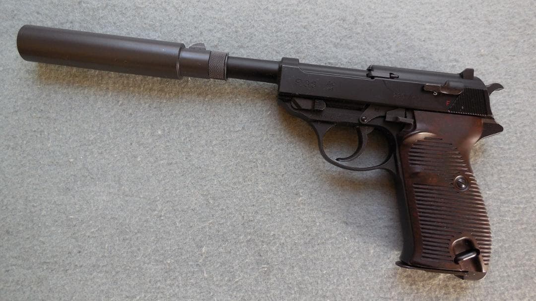 マルゼン　ワルサーP38　ac41　ガスガン専用　サイレンサー　オリジナル品