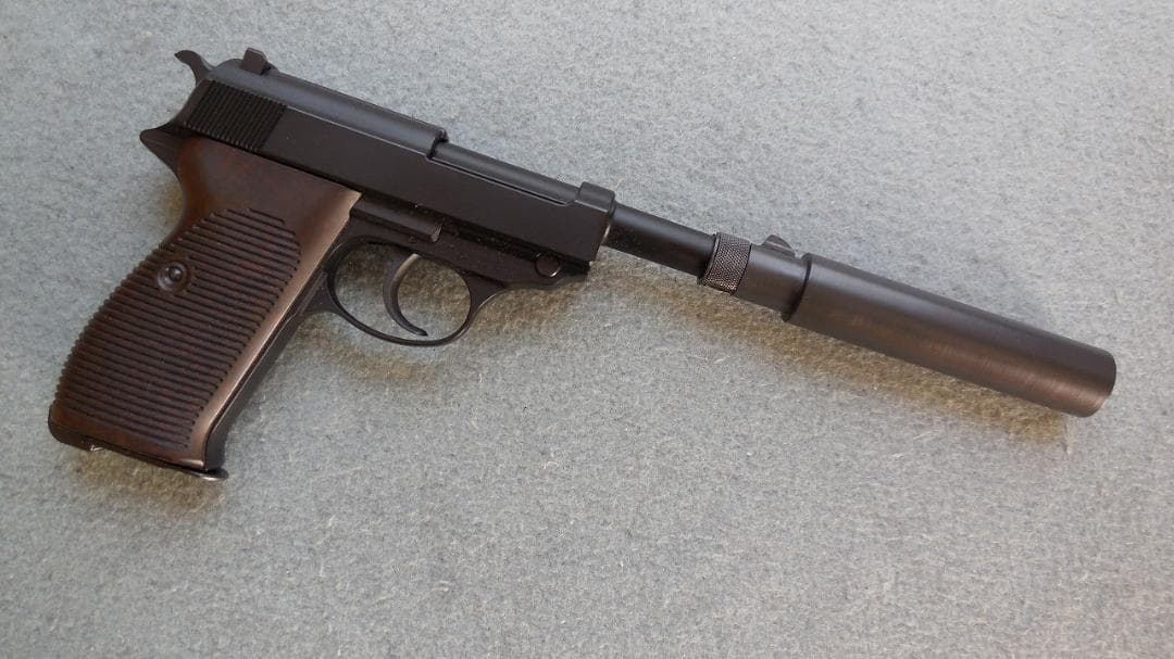 マルゼン　ワルサーP38　ac41　ガスガン専用　サイレンサー　オリジナル品