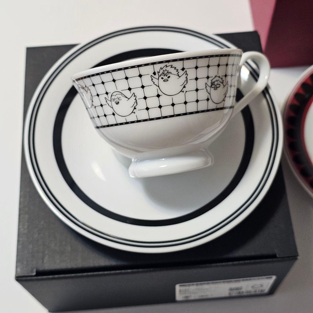 ハイキュー!!　烏野　音駒　カップ&ソーサー　ジャンフェス　ファンパーク　限定品