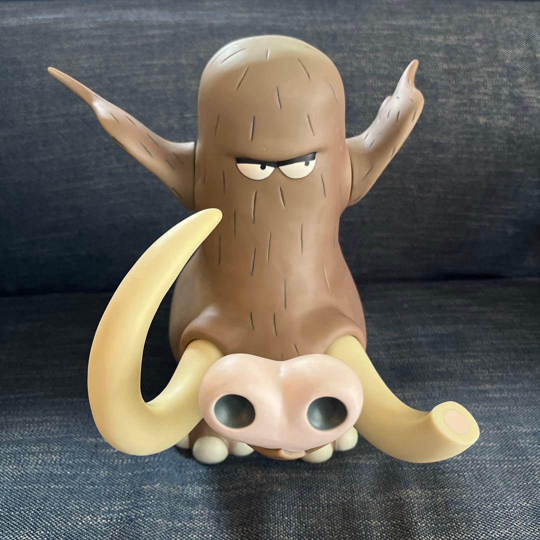 はじめ人間ギャートルズ　牙折れマンモ ソフビ フィギュア