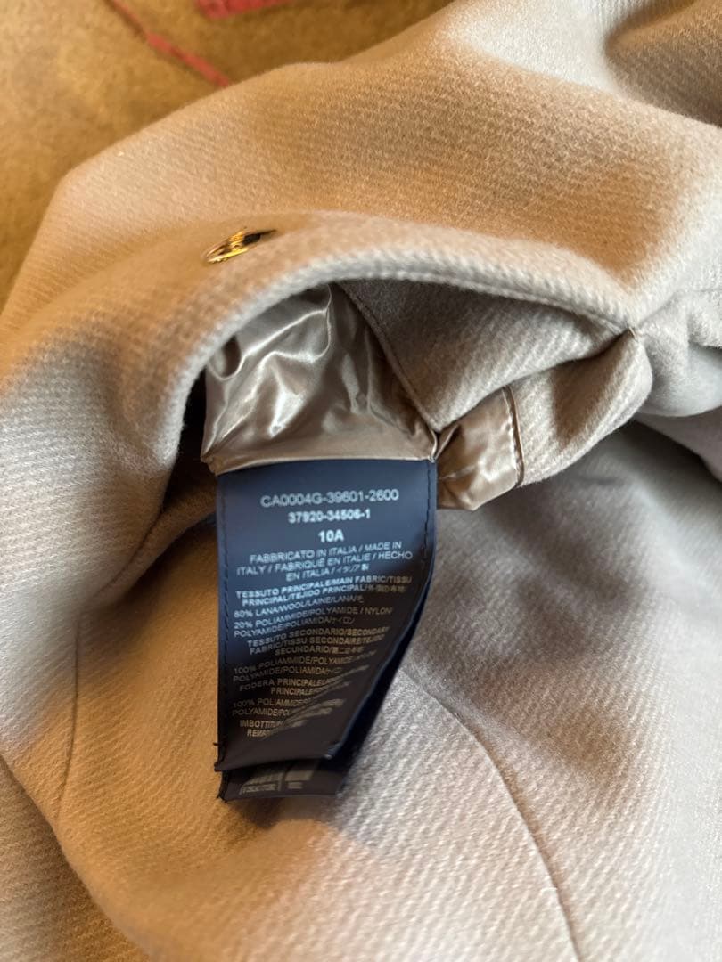 Herno サイズ10 ジップアップ ロングコート