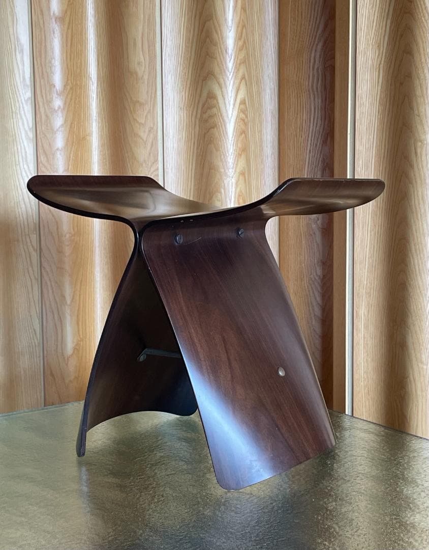 ヴィンテージ バタフライスツール 天童木工 柳宗理