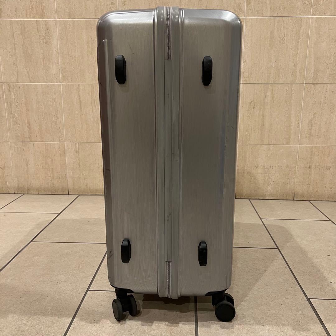 ACE 85L シルバー ストッパー付 キャリーケース 大型 軽量 キャスター