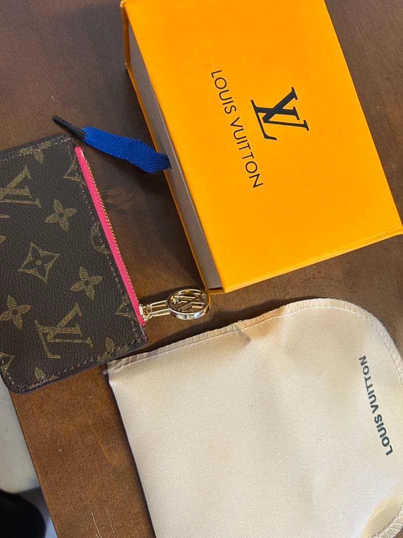 Louis Vuitton ・カードケース ブラウン ピンク