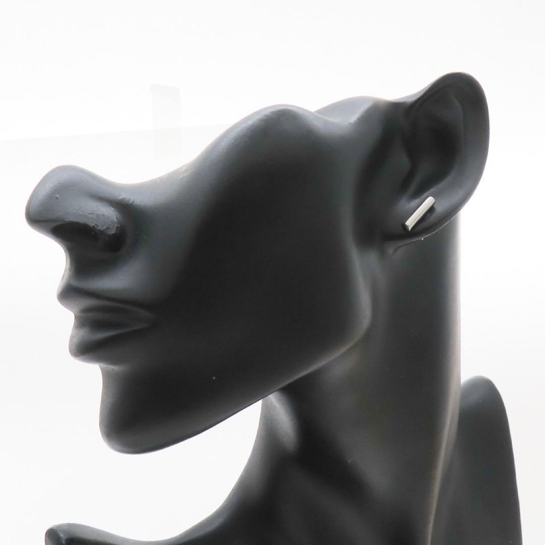 m*a様 Pt900 バーデザインピアス プラチナ素材　地金　新品　おしゃれ　棒