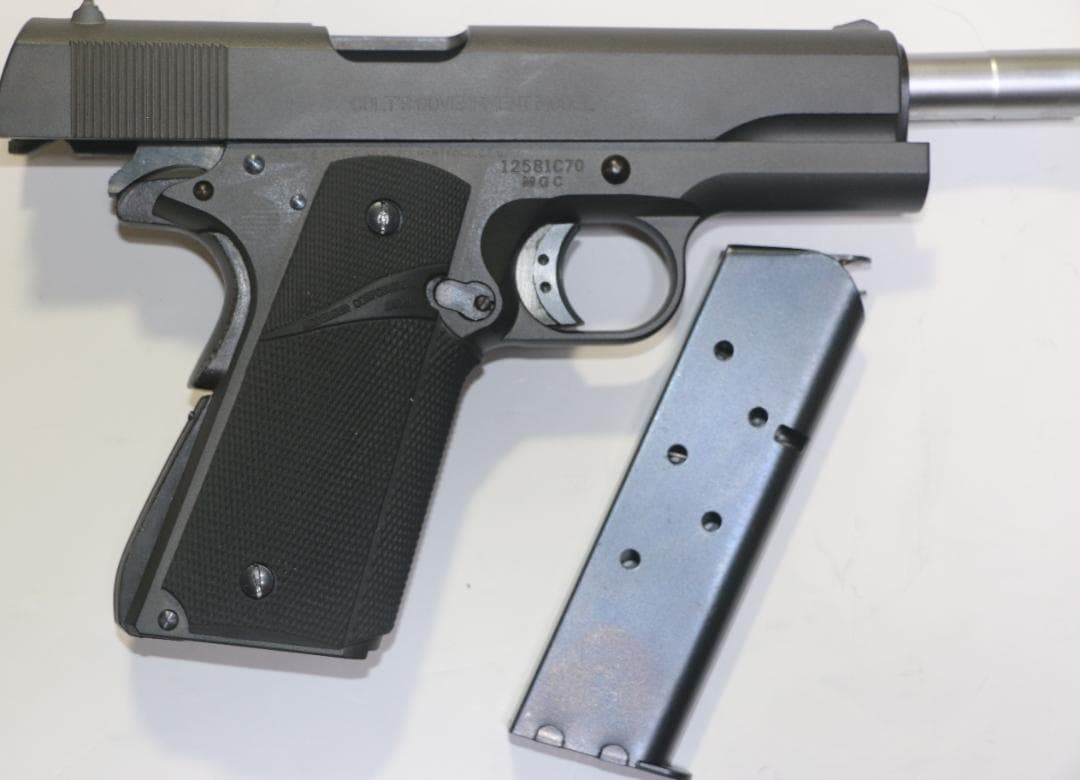 MGC　AＢＳ樹脂製モデルガン コルト GM ＭＫⅣ サテン黒 SPG合法品