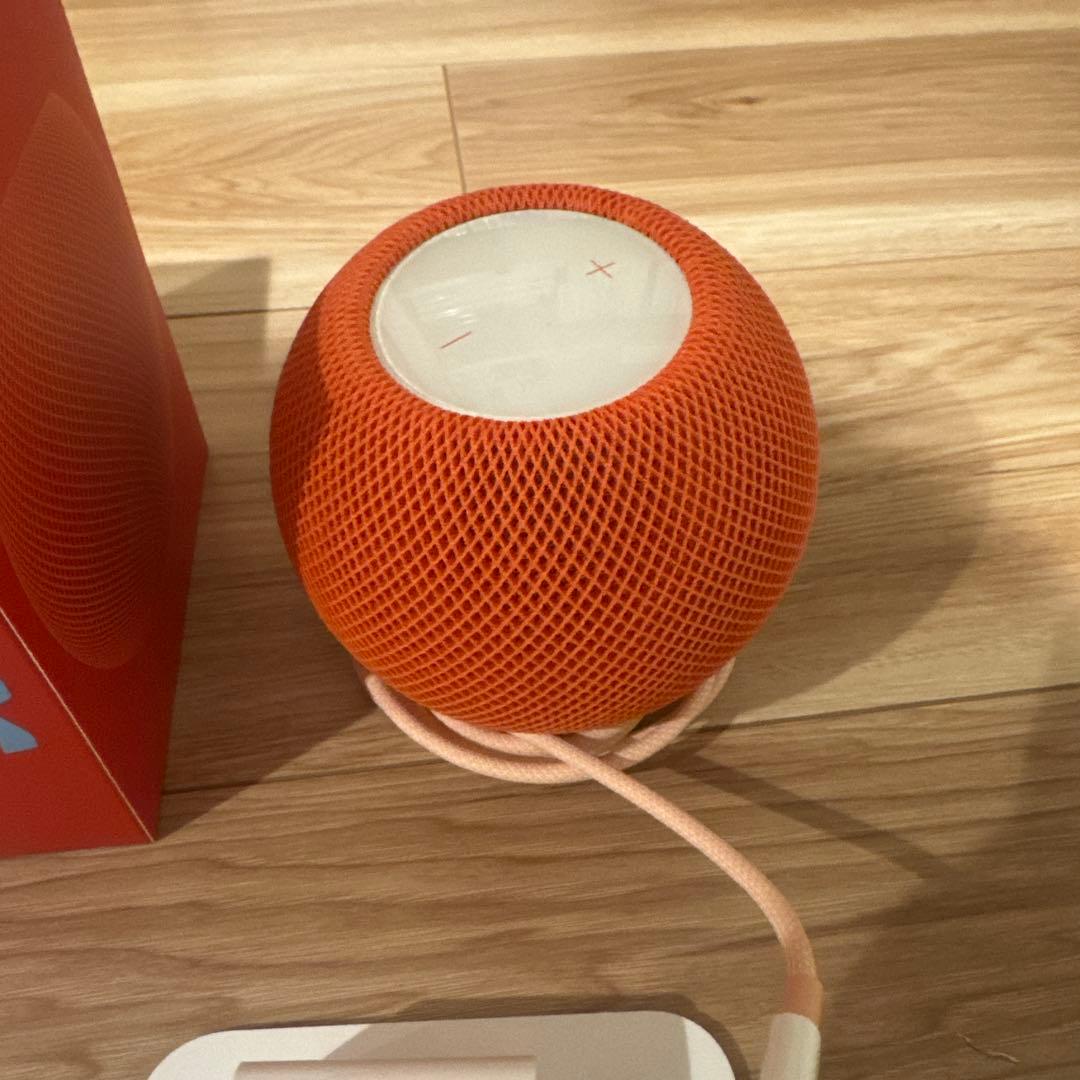 Apple Pod mini オレンジ＋壁掛けホルダー